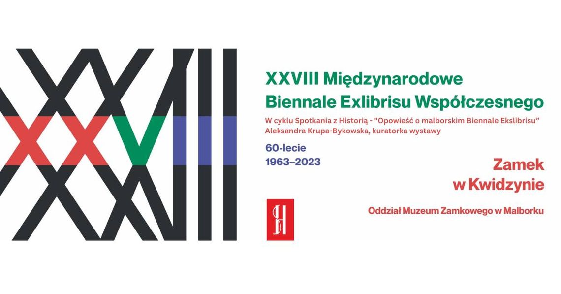 "Opowieść o malborskim Biennale Ekslibrisu" na zamku w Kwidzynie.