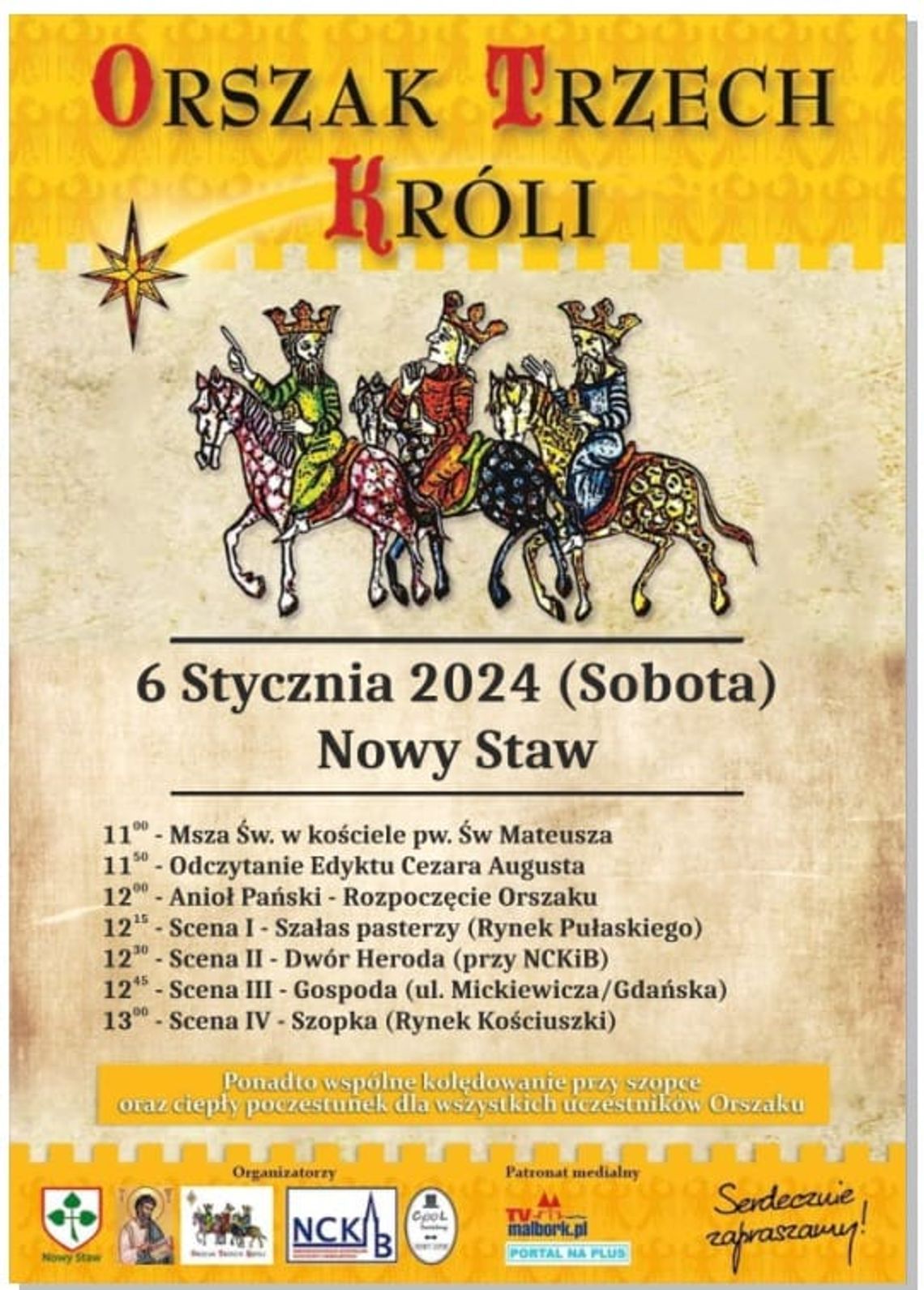 Orszak Trzech Króli w Nowym Stawie