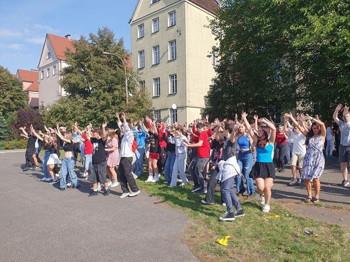 Otrzęsiny w Technikum nr 3 w Malborku.