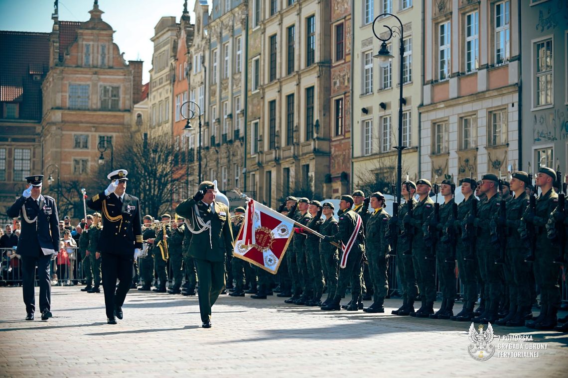 Piękne Święto pomorskich terytorialsów w Gdańsku