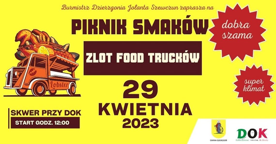 PIKNIK SMAKÓW – Zlot Food Trucków w Dzierzgoniu.