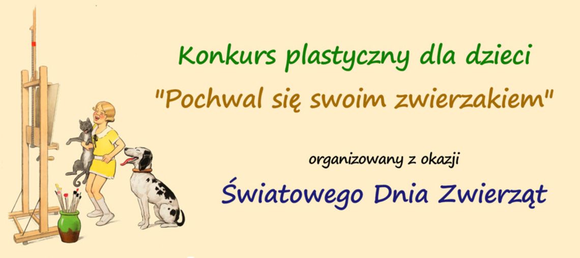 „Pochwal się swoim zwierzakiem” - konkurs dla najmłodszych mieszkańców Malborka.