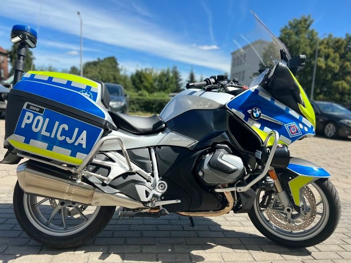 Policjanci z Malborka mają najnowszy model motocykla BMW R 1250 RT