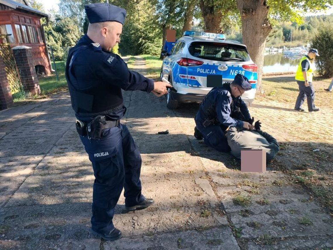 Policjanci ze Sztumu ćwiczyli na śluzie – scenariusz kryzysowy