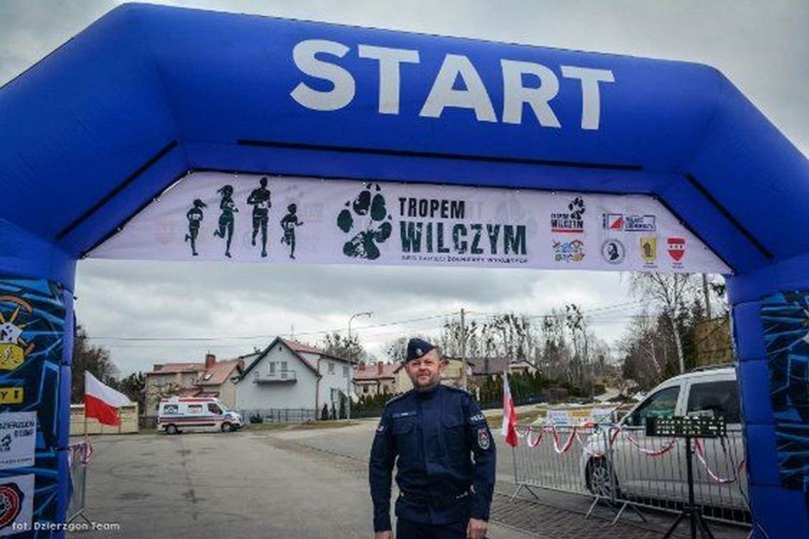 Policjant sztumskiej drogówki szósty w biegu Tropem Wilczym. Policjant sztumskiej drogówki szósty w biegu Tropem Wilczym.