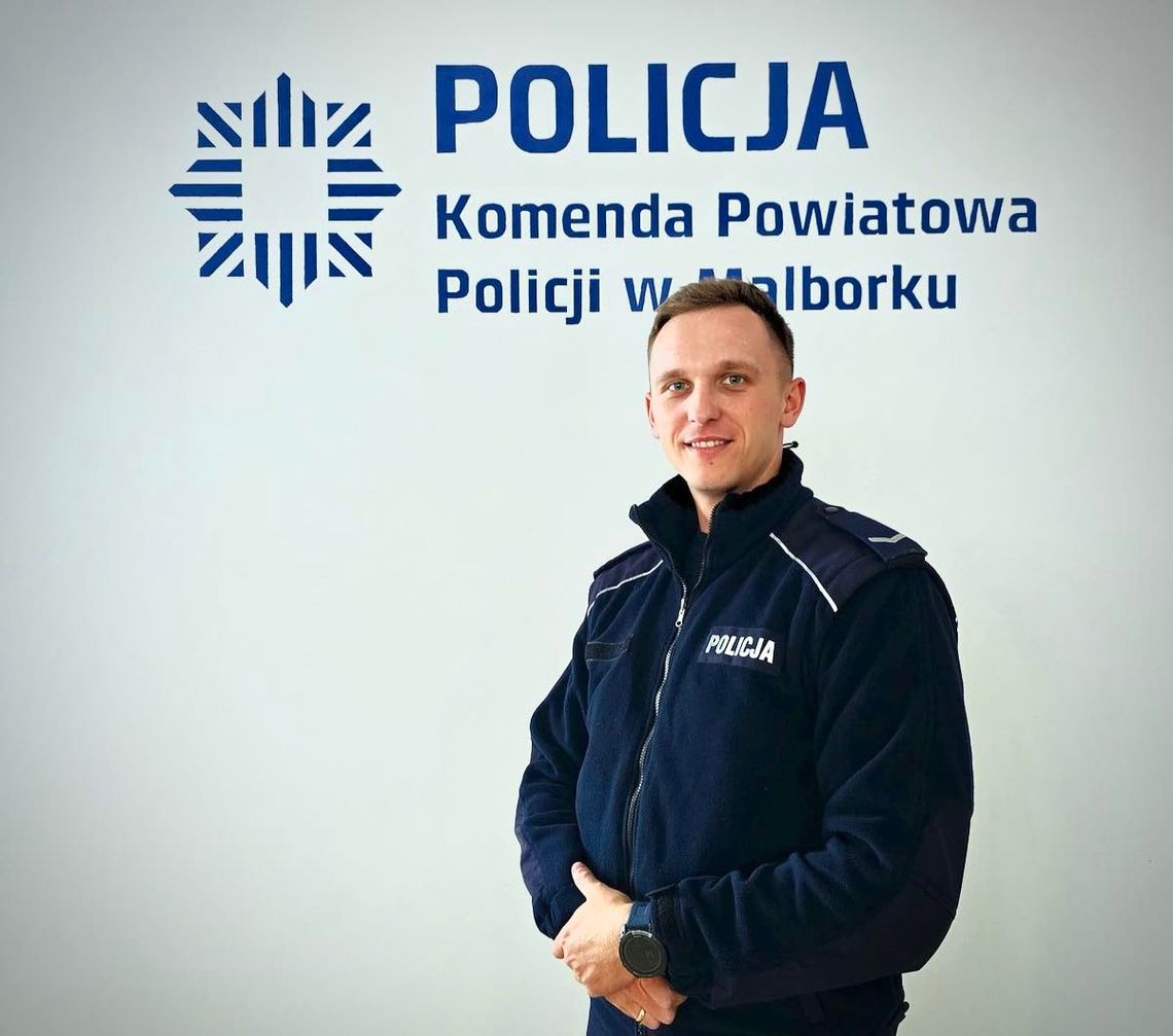 Policjant z Malborka odnalazł zaginionego seniora.