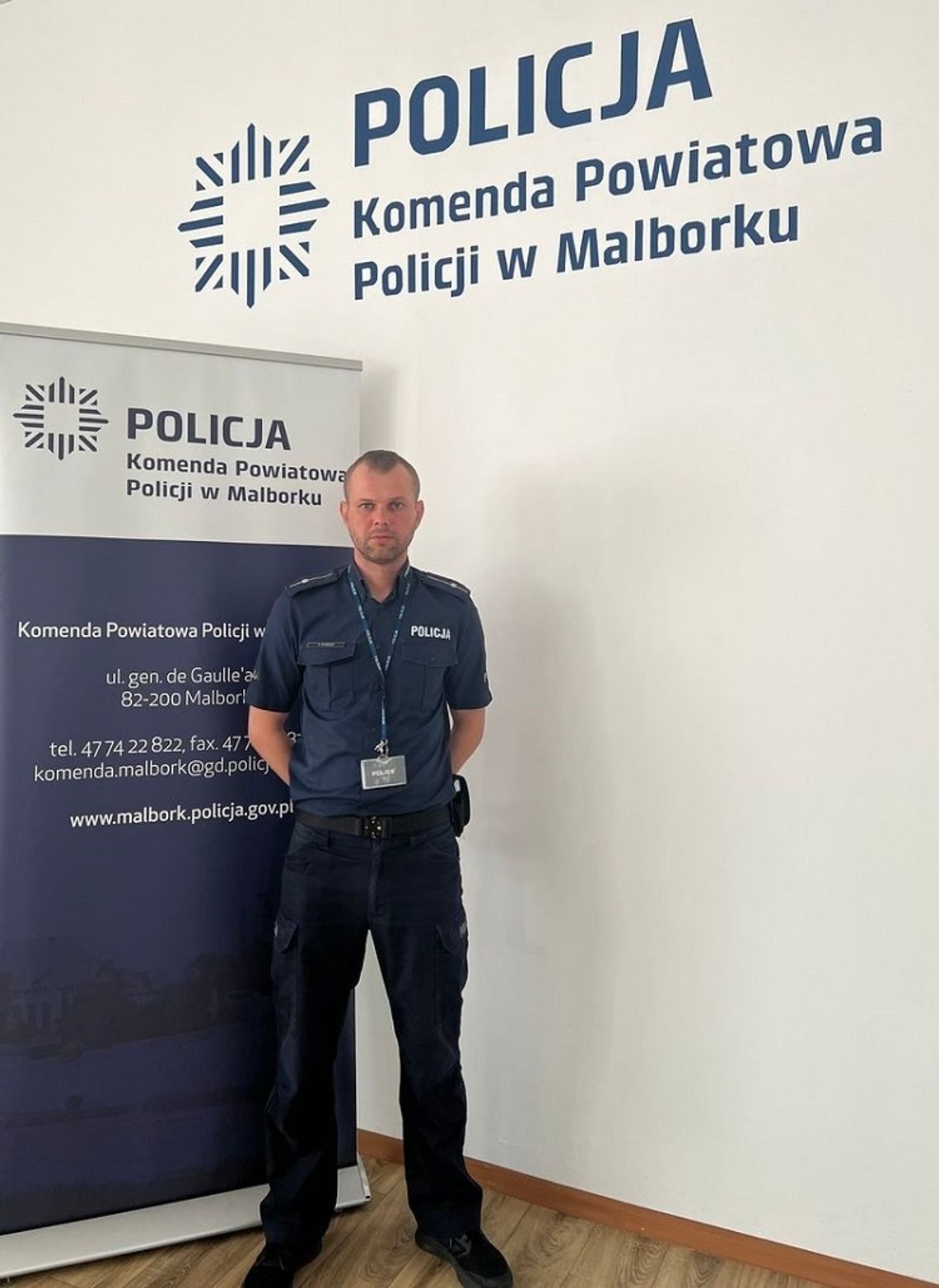 Policjant z Malborka w czasie wolnym uratował tonącą w jeziorze 9-letnią dziewczynkę