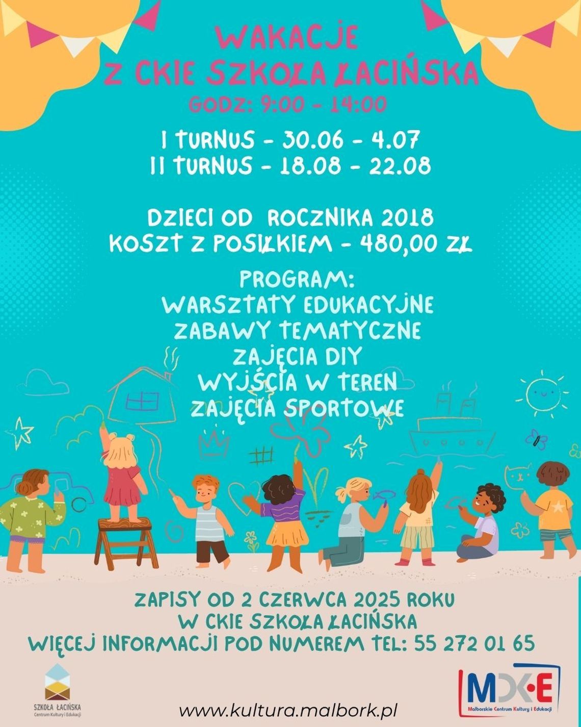 Półkolonie ze Szkołą Łacińską w Malborku.