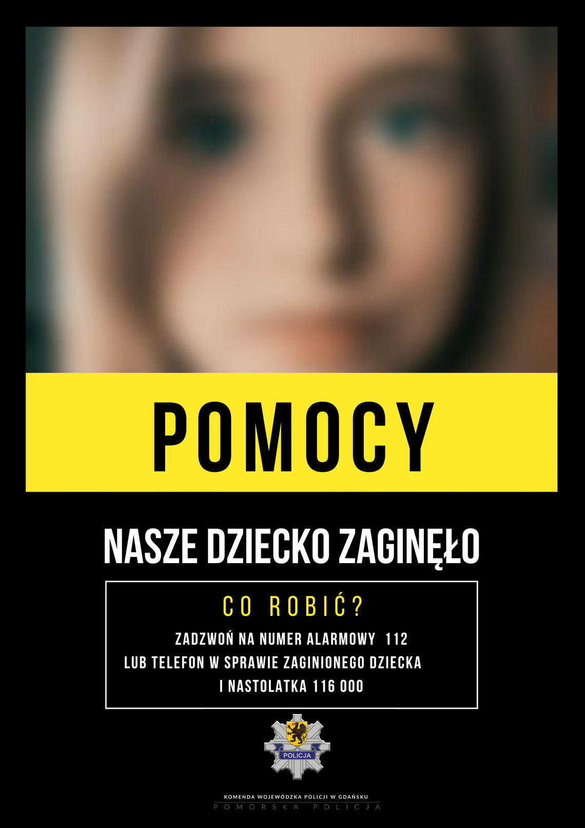 Pomorscy policjanci radzą co zrobić, gdy dziecko uciekło z domu.