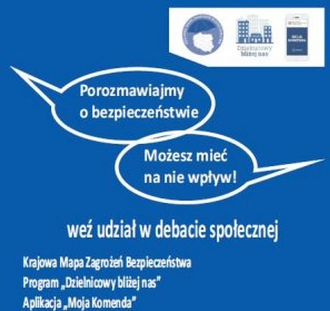 „Porozmawiajmy o bezpieczeństwie – Możesz mieć na nie wpływ”. Debata społeczna w Nowym Stawie.