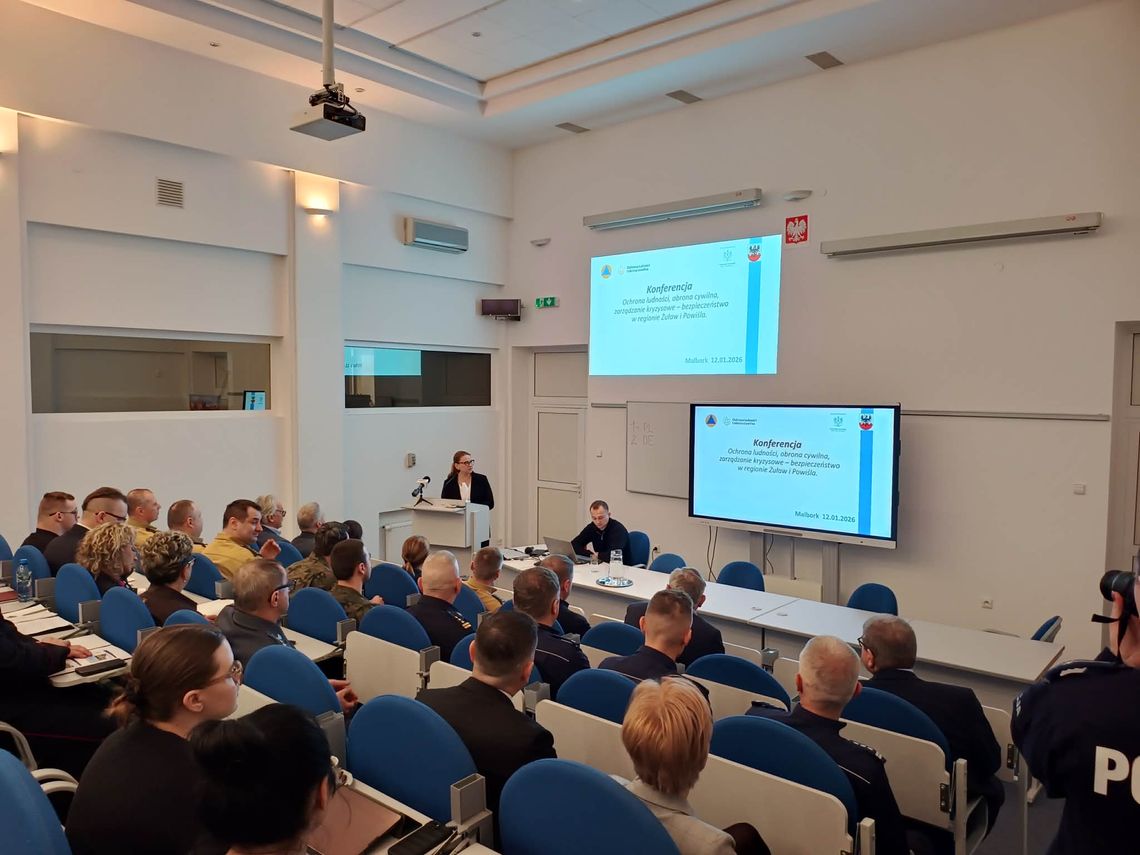 🎧Posłuchaj: Bezpieczeństwo Powiśla i Żuław tematem wczorajszej konferencji Starostwa Powiatowego.