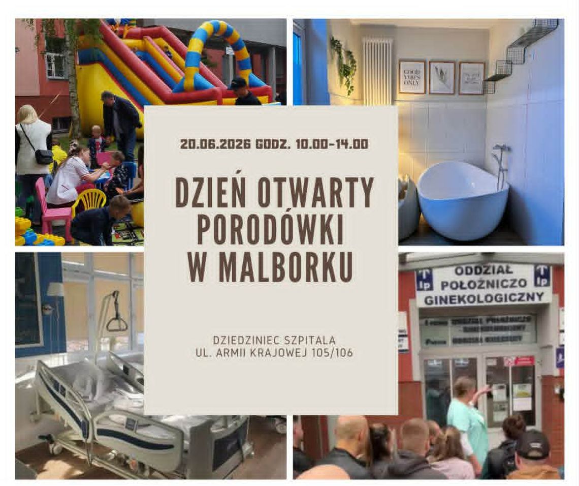 🎧Posłuchaj:  Dzień Otwarty Porodówki już 20 czerwca w Malborku.