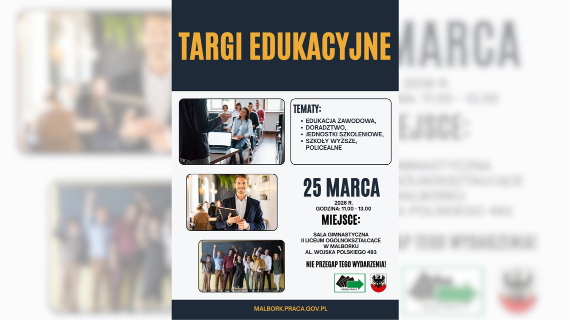 🎧Posłuchaj: Edukacja i rozwój w jednym miejscu. Przed nami Targi Edukacyjne w Malborku.