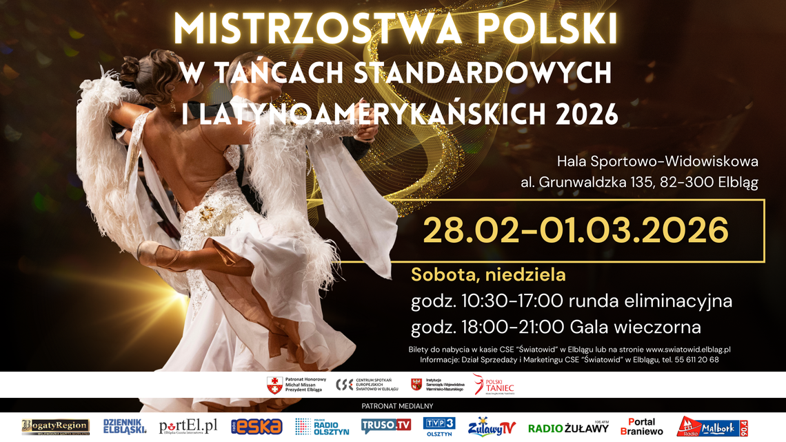 🎧Posłuchaj: Elbląg stolicą tańca – nadchodzą Mistrzostwa Polski w Tańcach Standardowych i Latynoamerykańskich! 🎧Posłuchaj: Elbląg stolicą tańca – nadchodzą Mistrzostwa Polski w Tańcach Standardowych i Latynoamerykańskich!