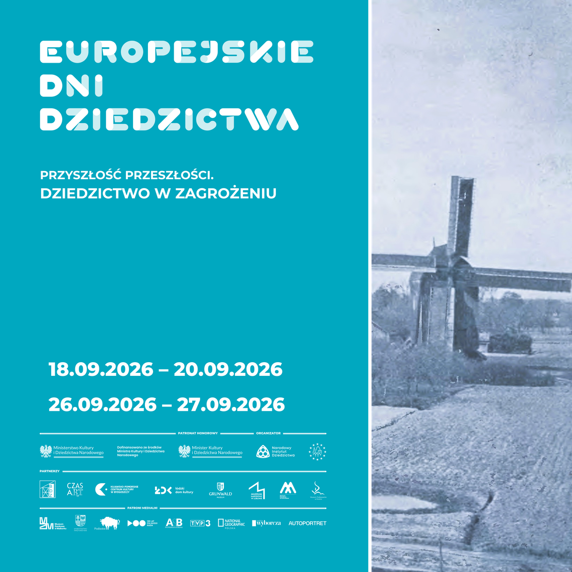 🎧Posłuchaj: Europejskie Dni Dziedzictwa 2026 pod hasłem „Przyszłość przeszłości. DZIEDZICTWO W ZAGROŻENIU”. Przyjmowane są zgłoszenia. 🎧Posłuchaj: Europejskie Dni Dziedzictwa 2026 pod hasłem „Przyszłość przeszłości. DZIEDZICTWO W ZAGROŻENIU”. Przyjmowane są zgłoszenia.