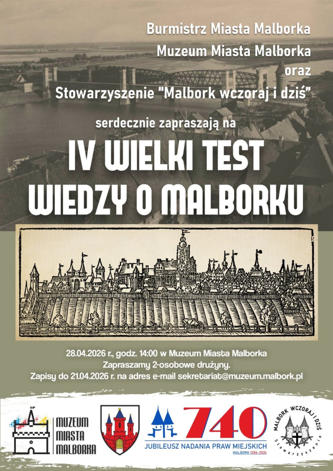 🎧Posłuchaj: IV Wielki Test Wiedzy o Malborku – sprawdź, ile wiesz o swoim mieście! 🎧Posłuchaj: IV Wielki Test Wiedzy o Malborku – sprawdź, ile wiesz o swoim mieście!