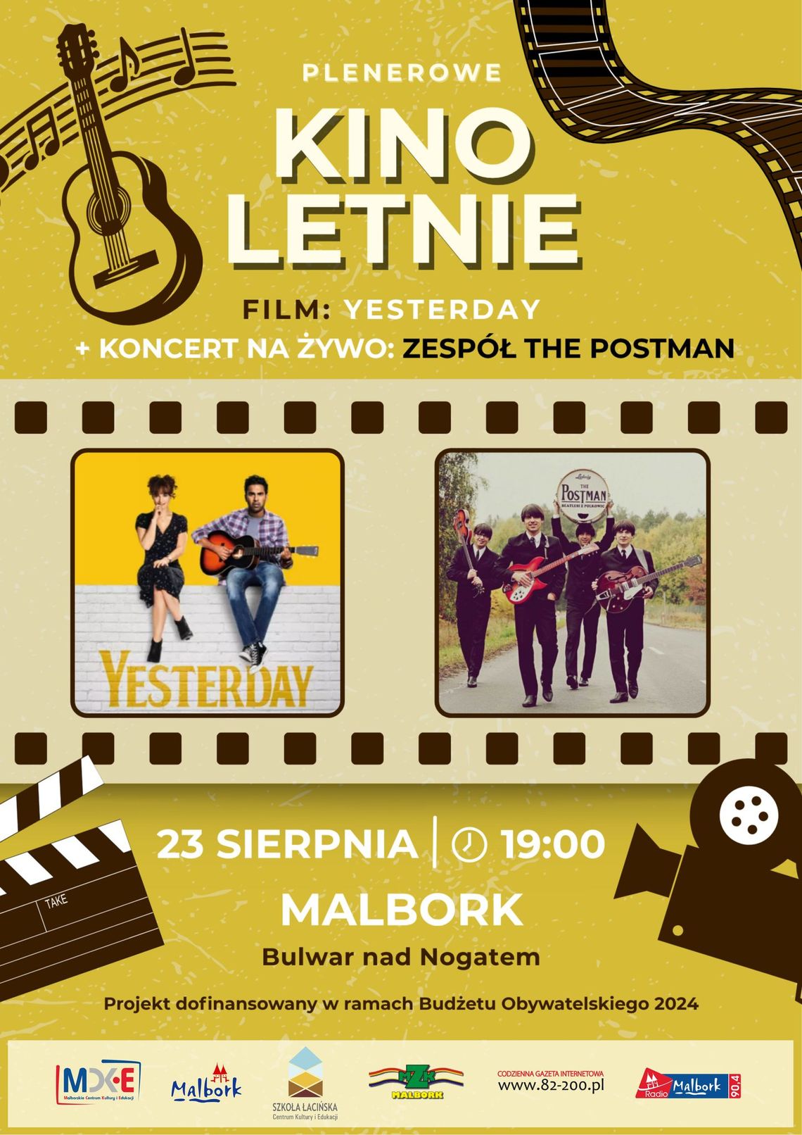 🎧Posłuchaj: Letnie kino w rytmie The Beatles – Malborskie Centrum Kultury i Edukacji zaprasza.
