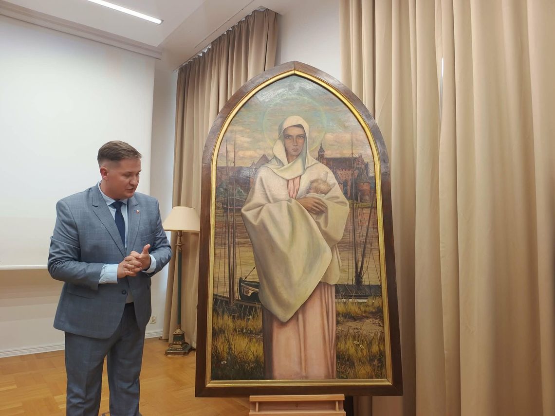 🎧Posłuchaj:  „Matka Boska Malborska” została zaprezentowana w Muzeum Miasta Malborka.
