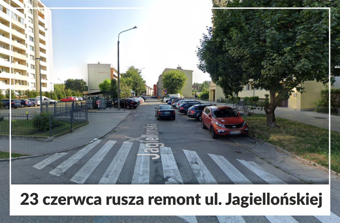 🎧Posłuchaj: Od 23 czerwca rusza przebudowa ul. Jagiellońskiej w Malborku.