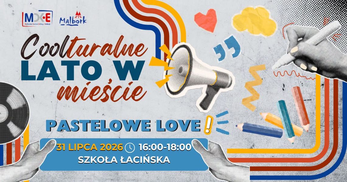 🎧Posłuchaj: Pastelowy plener nad Nogatem. Stwórz własną pocztówkę z Malborka!
