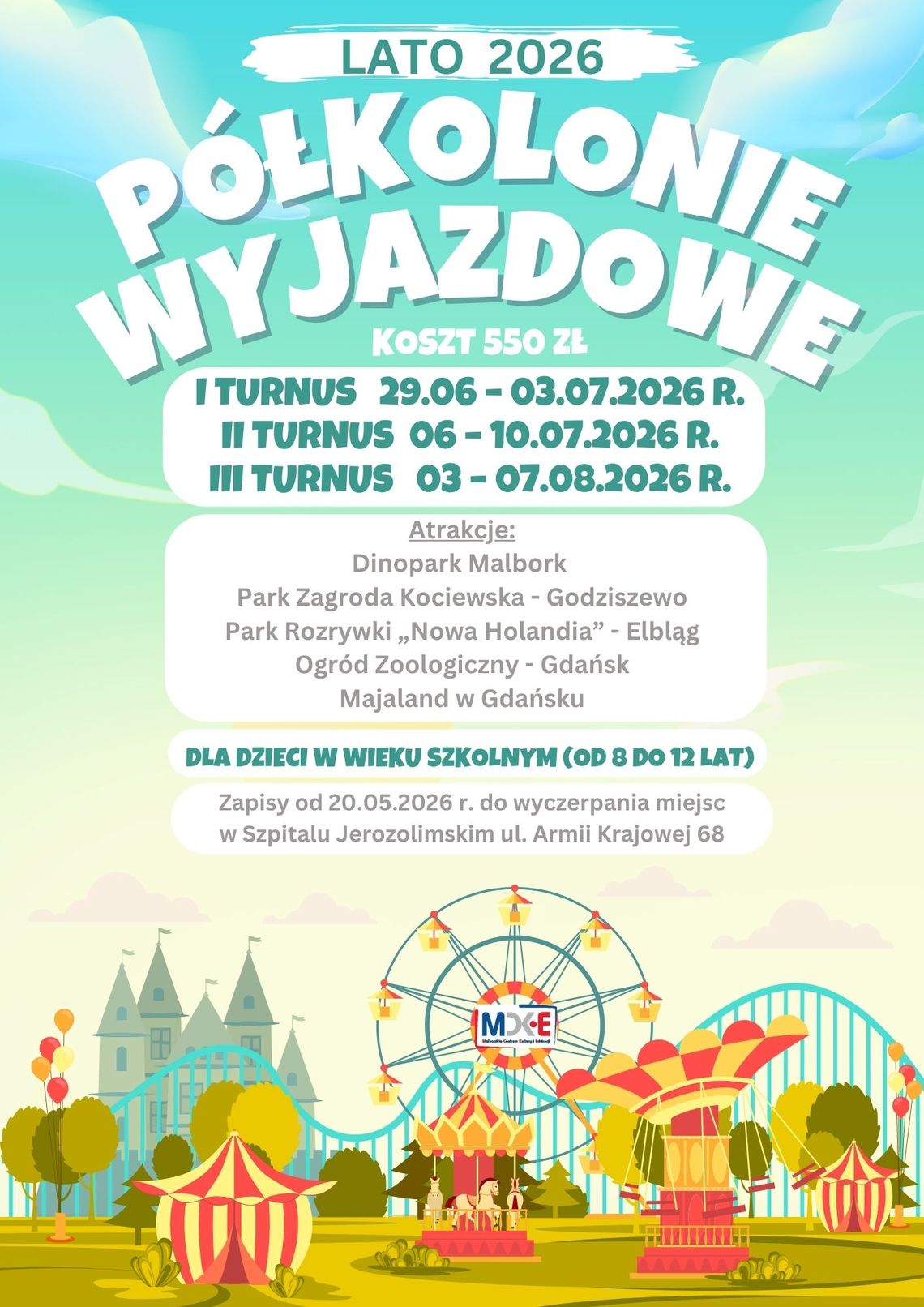 🎧Posłuchaj: Ruszyły zapisy na letnie półkolonie z Malborskim Centrum Kultury i Edukacji!