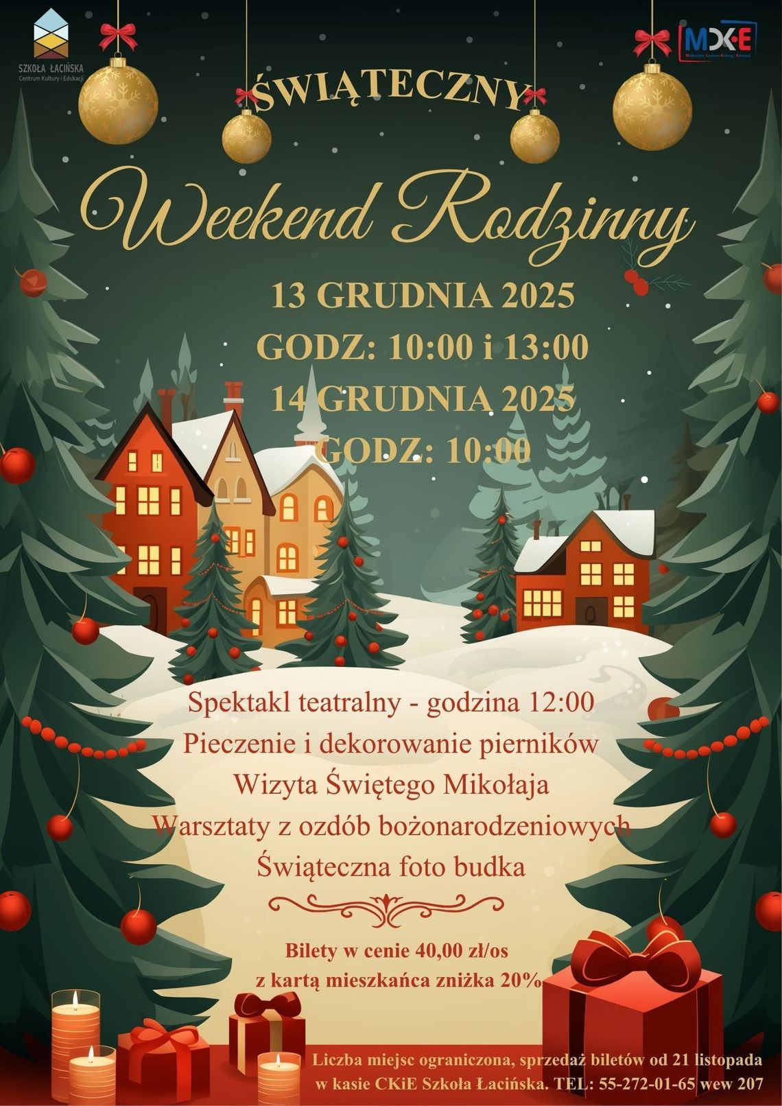 🎧Posłuchaj: Świąteczny Weekend Rodzinny w Szkole Łacińskiej — Zapisy ruszyły!