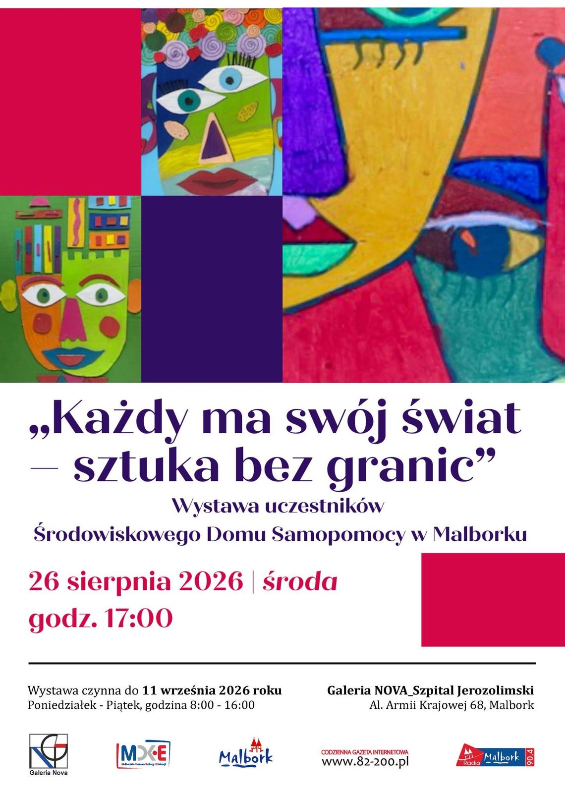🎧Posłuchaj: Sztuka bez granic. Niezwykła wystawa uczestników ŚDS w Malborku. 🎧Posłuchaj: Sztuka bez granic. Niezwykła wystawa uczestników ŚDS w Malborku.