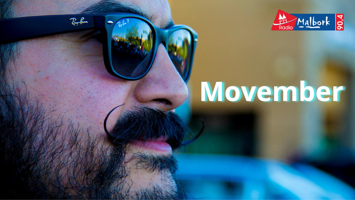 🎧Posłuchaj: Zapuść wąsa, uratuj życie. Sanepid w Malborku przypomina o Movember.