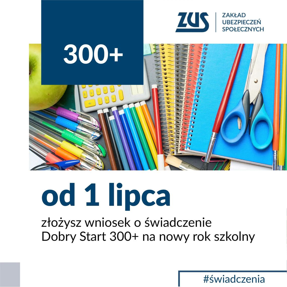 🎧Posłuchaj: Zgarnij 300 zł z ZUS na szkolną wyprawkę!