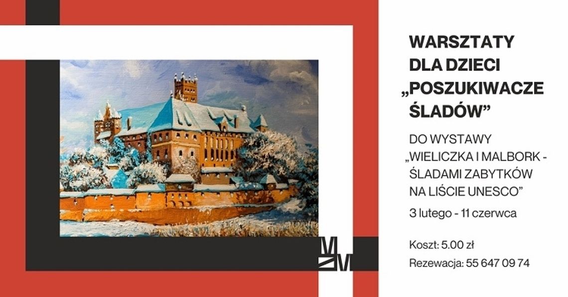 "Poszukiwacze śladów". Muzeum Zamkowe zaprasza dzieci na warsztaty.