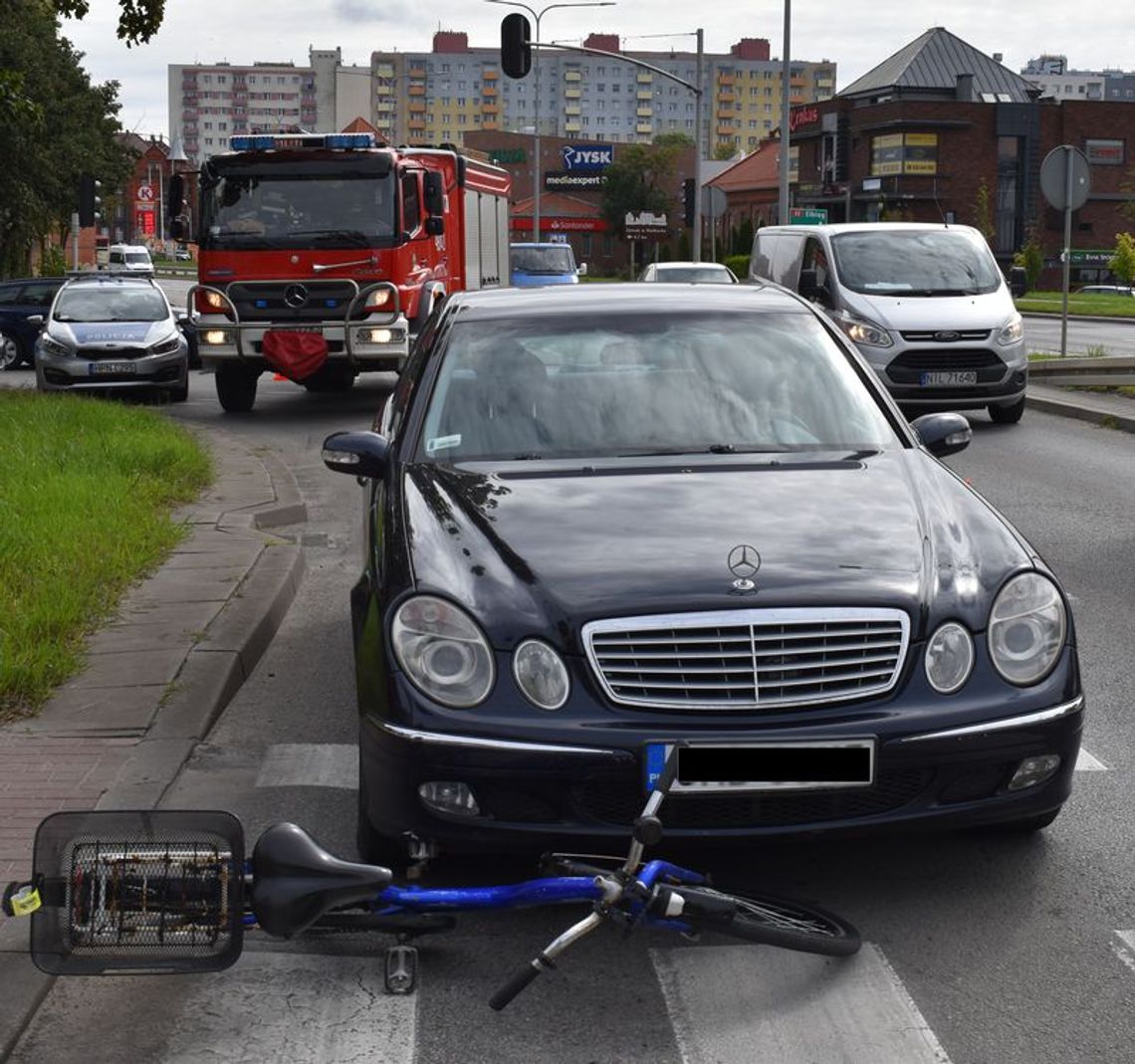 Potrącenie rowerzystki w Malborku - policja apeluje o ostrożność!