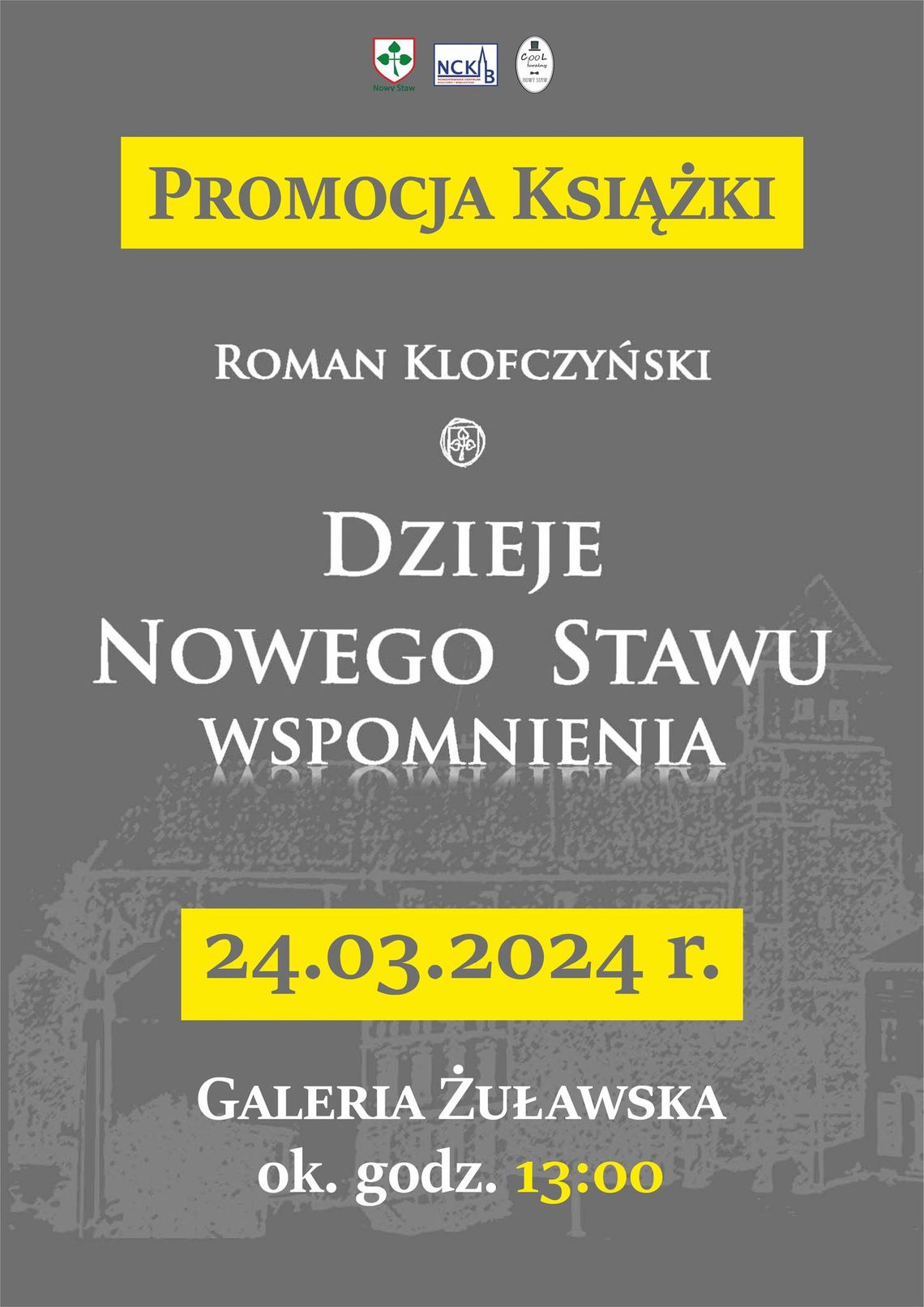 Promocja książki "Dzieje Nowego Stawu - Wspomnienia" w Galerii Żuławskiej.