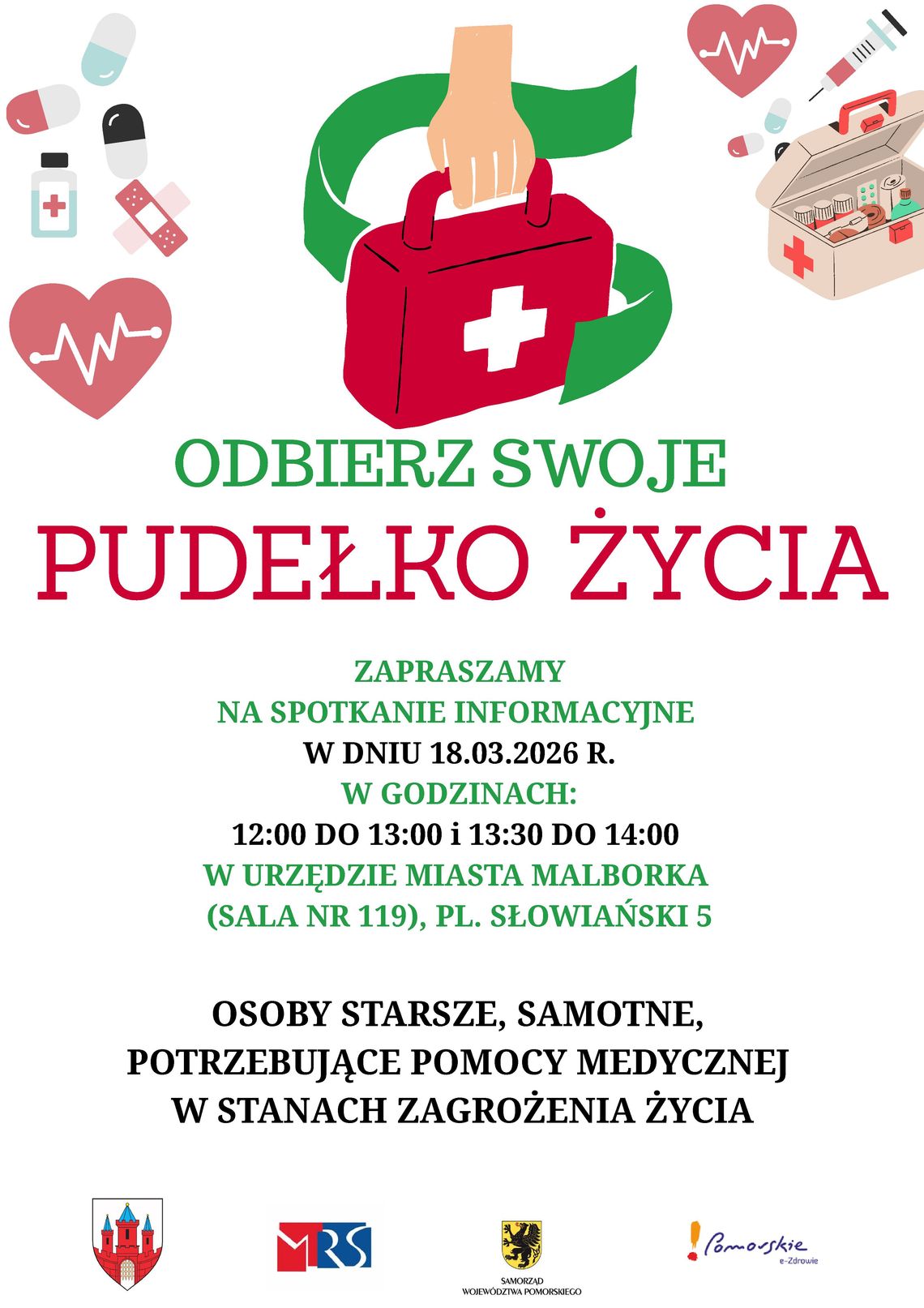 „Pudełko Życia” - przyjdź na spotkanie informacyjne dla mieszkańców Malborka.