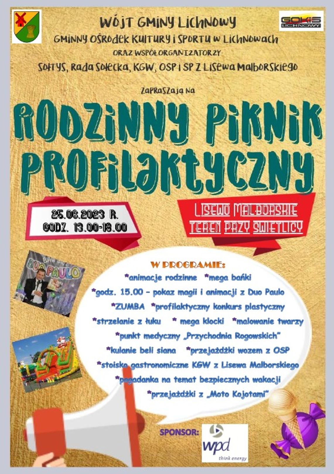 "Rodzinny Piknik Profilaktyczny" w Lisewie Malborskim