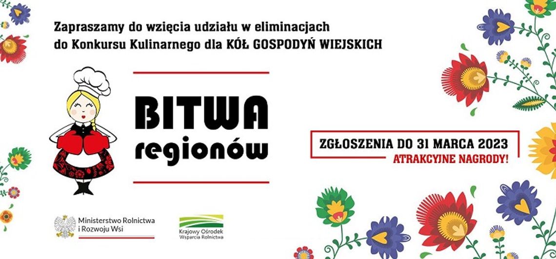 Ruszył nabór do VIII edycji ogólnopolskiego konkursu kulinarnego „Bitwa Regionów”