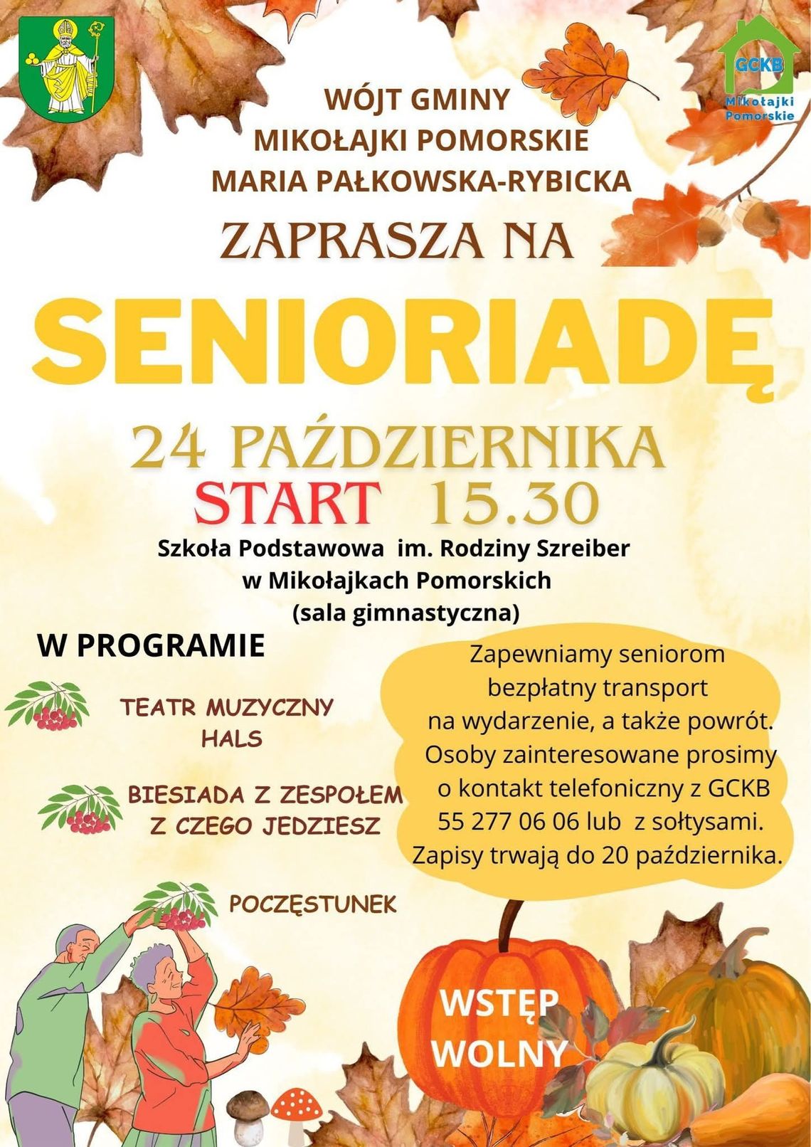 "Senioriada" w Mikołajkach Pomorskich.