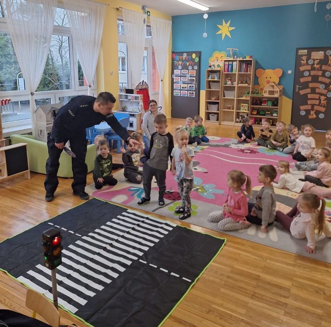 Spotkania malborskich policjantów z dziećmi.