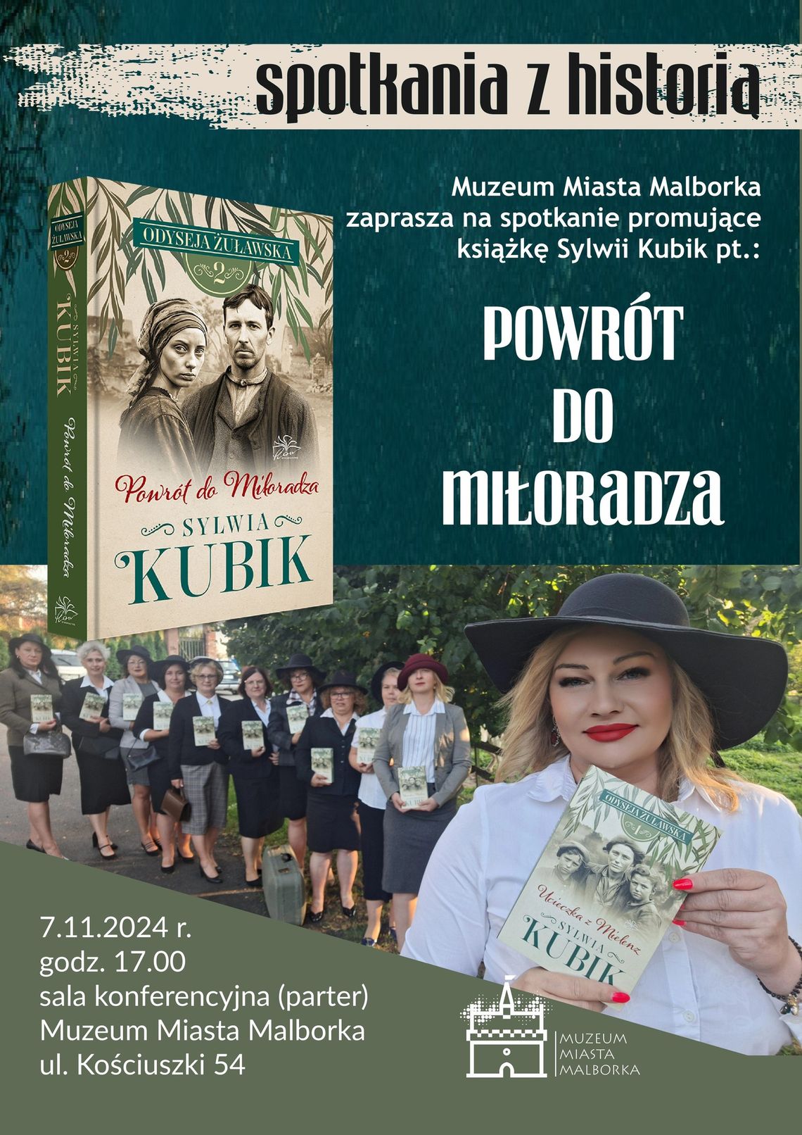 Spotkania z historią w Muzeum Miasta Malborka. Promocja książki "Powrót do Miłoradza".