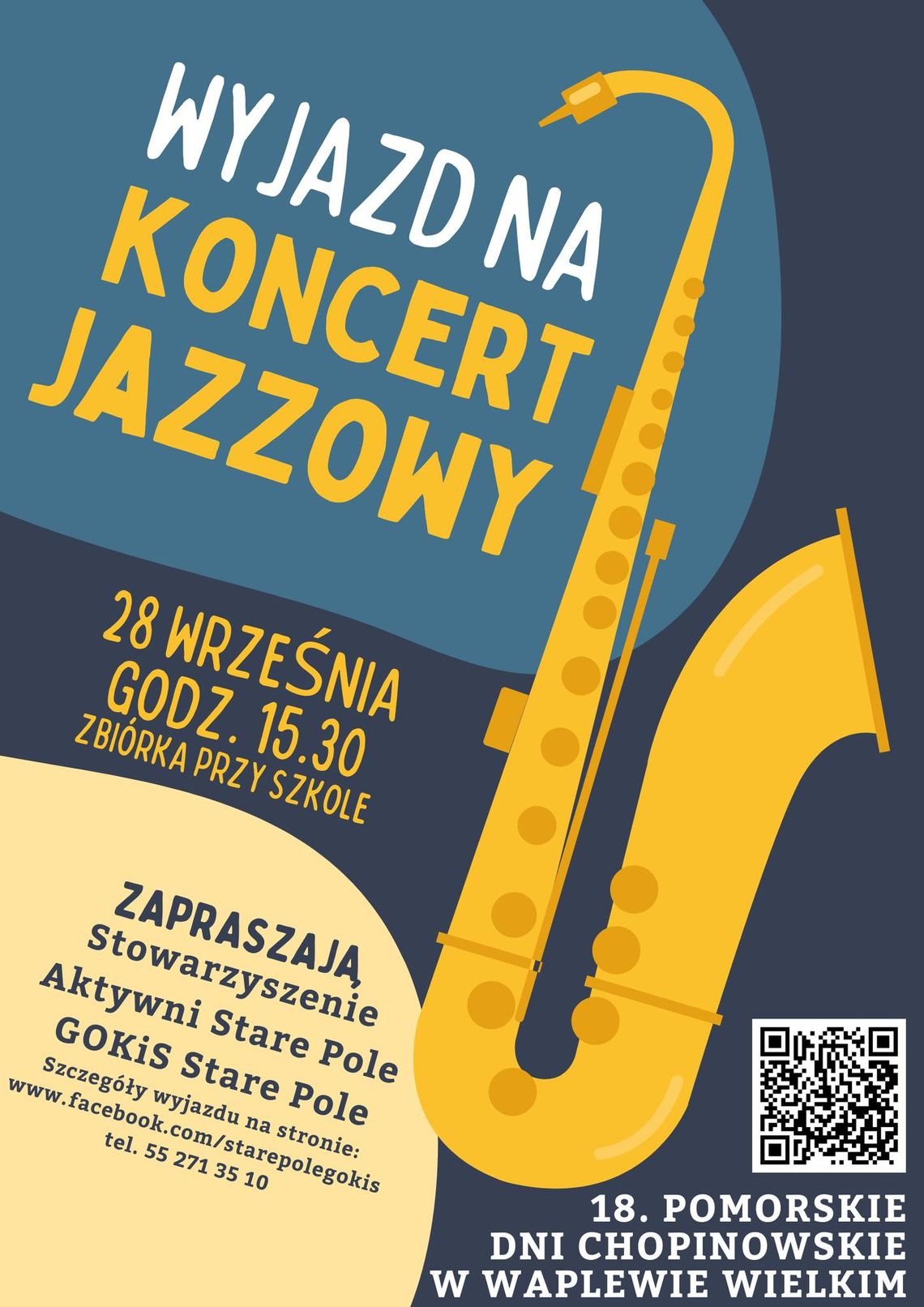 Stare Pole. Wyjazd na koncert jazzowy w ramach 18. Pomorskich Dni Chopinowskich