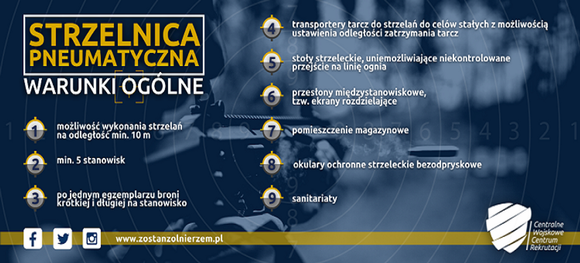  „Strzelnica w Powiecie”. WCR w Malborku przypomina o możliwości udziału w programie.