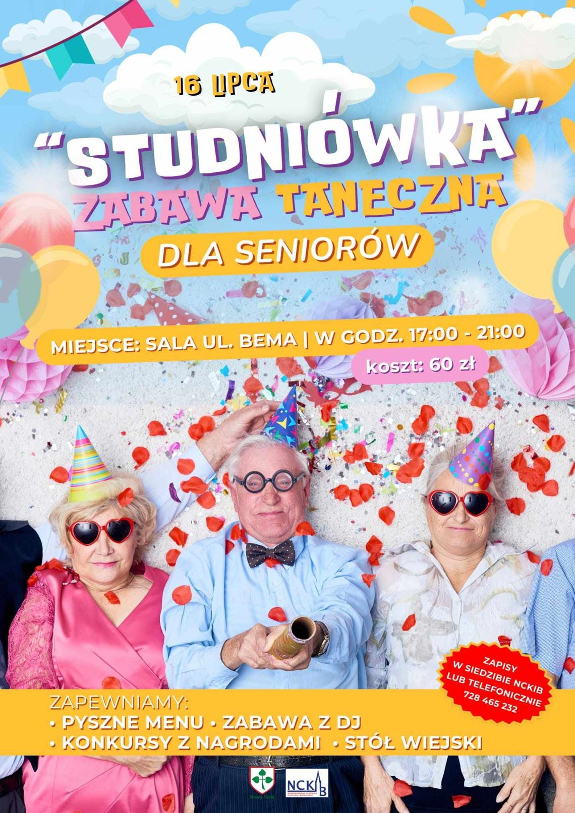 "Studniówka" - zabawa dla seniorów w Nowym Stawie.