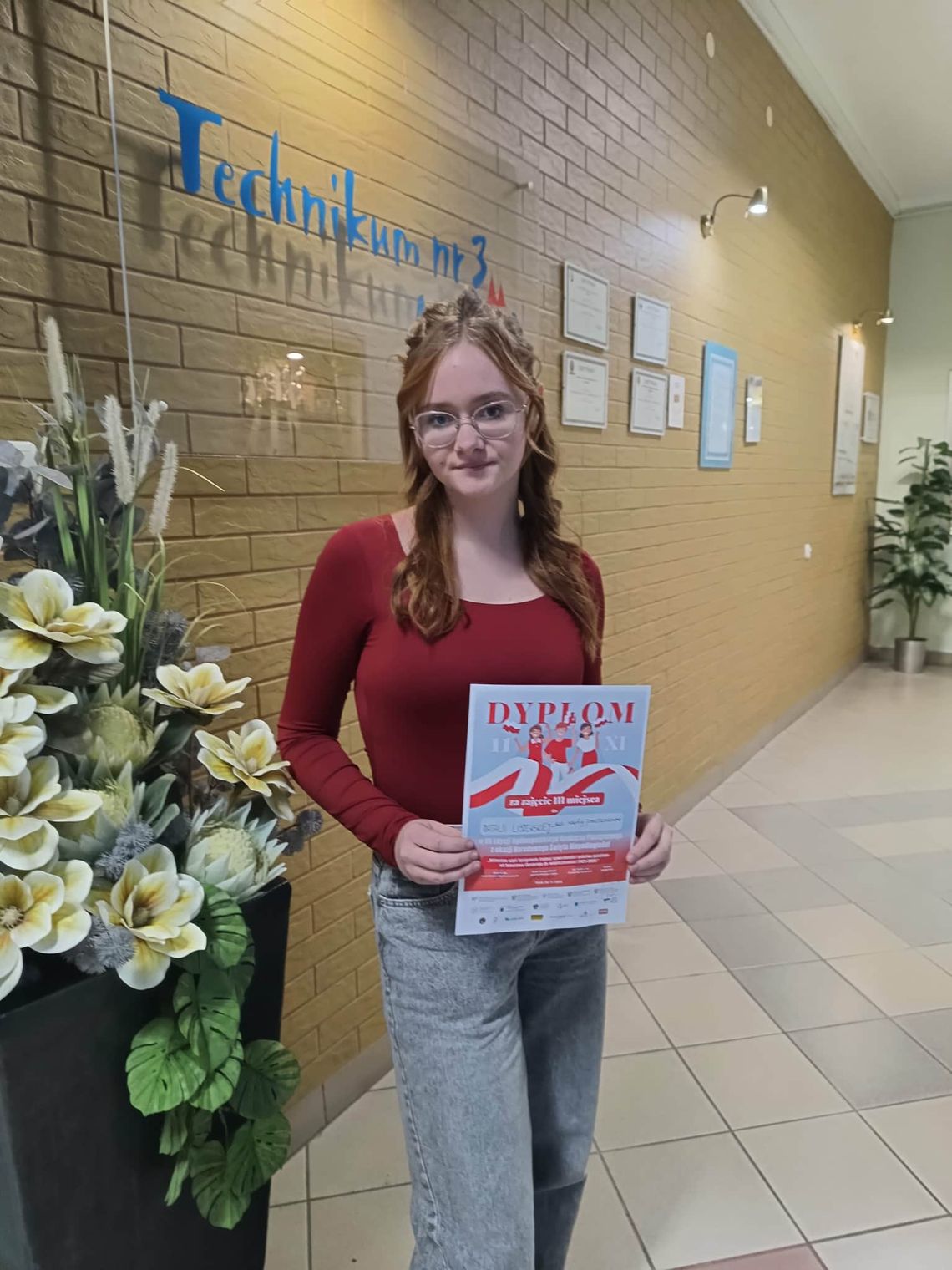 Sukces plastyczny uczennicy Technikum nr 3 w Malborku.