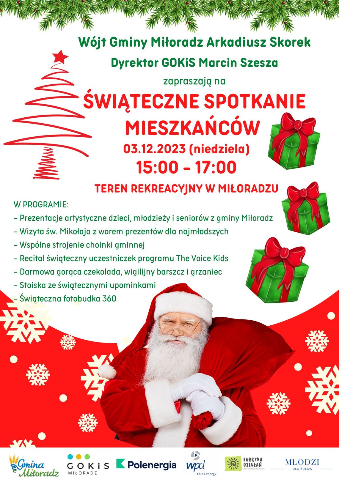 Świąteczne Spotkanie Mieszkańców Gminy Miłoradz.