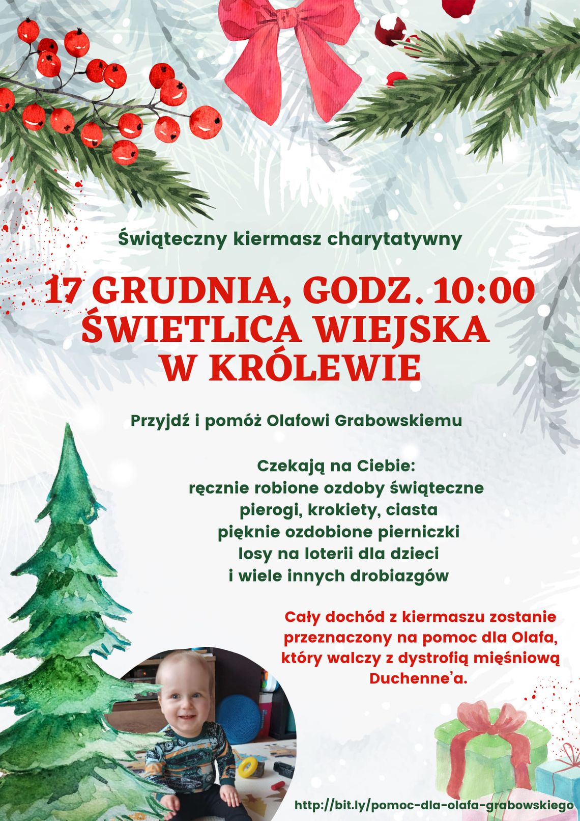 Świąteczny kiermasz charytatywny w Królewie.