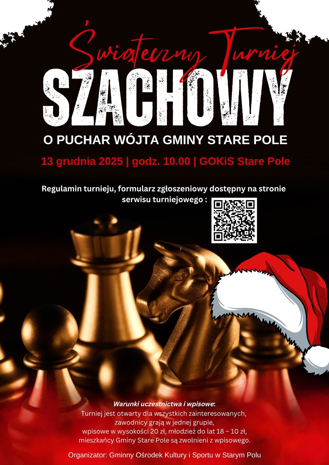 Świąteczny Turniej Szachowy o Puchar Wójta Gminy Stare Pole