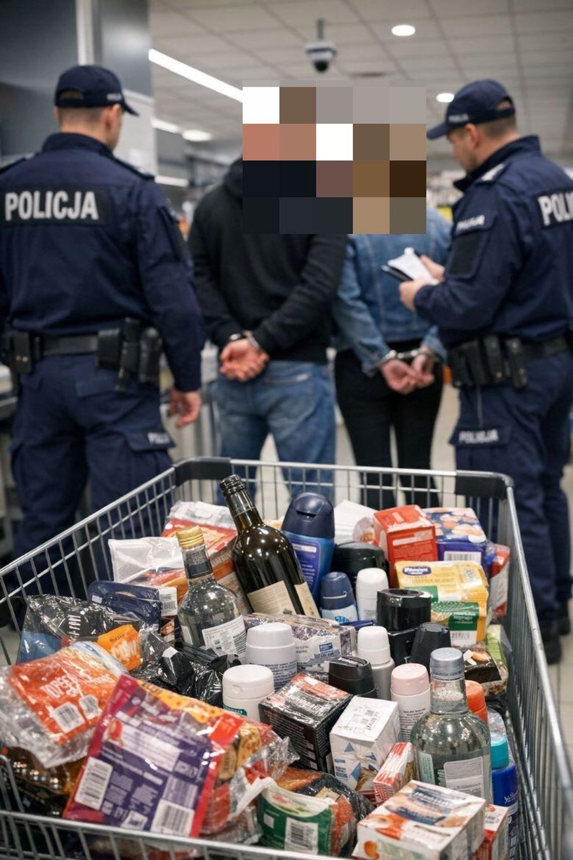 Sztum. Robili zakupy ale nie nabijali wszystkich produktów – para klientów usłyszała zarzuty