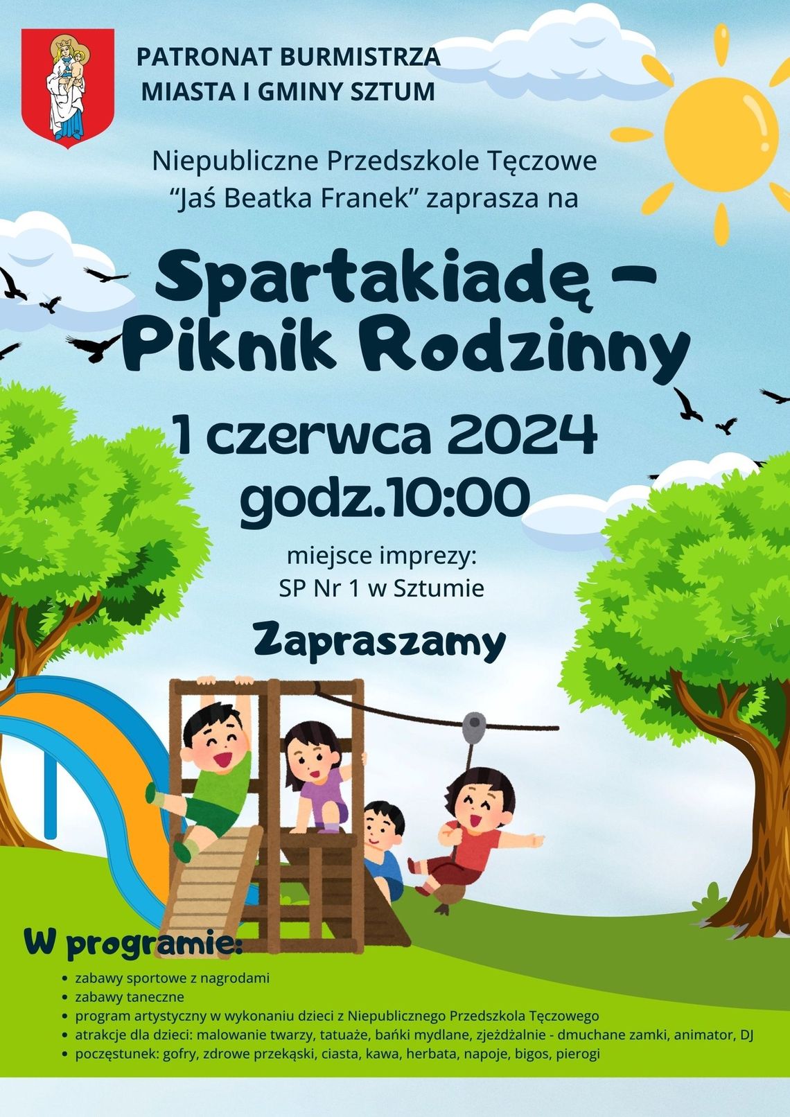 Sztum. Spartakiada - Piknik Rodzinny.