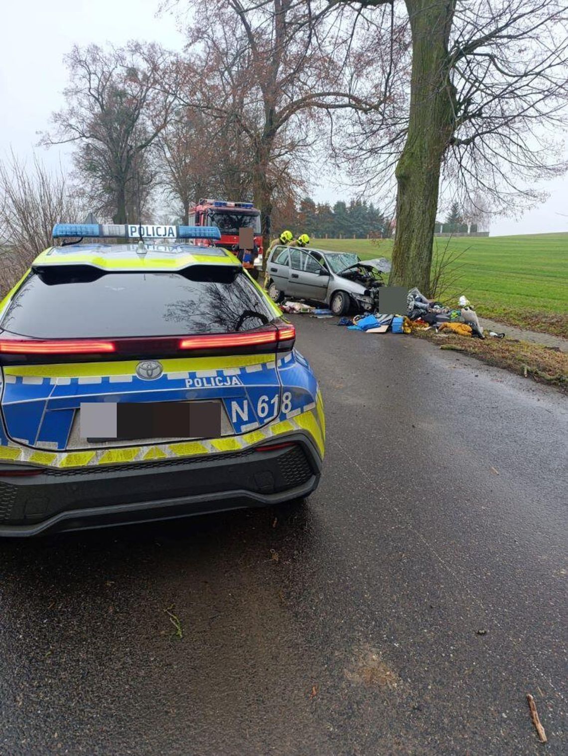 Sztumscy policjanci wyjaśniają okoliczności wypadku drogowego.
