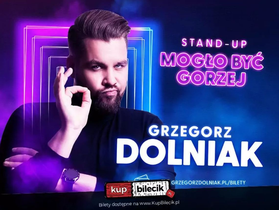 Tczew. Grzegorz Dolniak w programie „Mogło być gorzej” – stand-up.