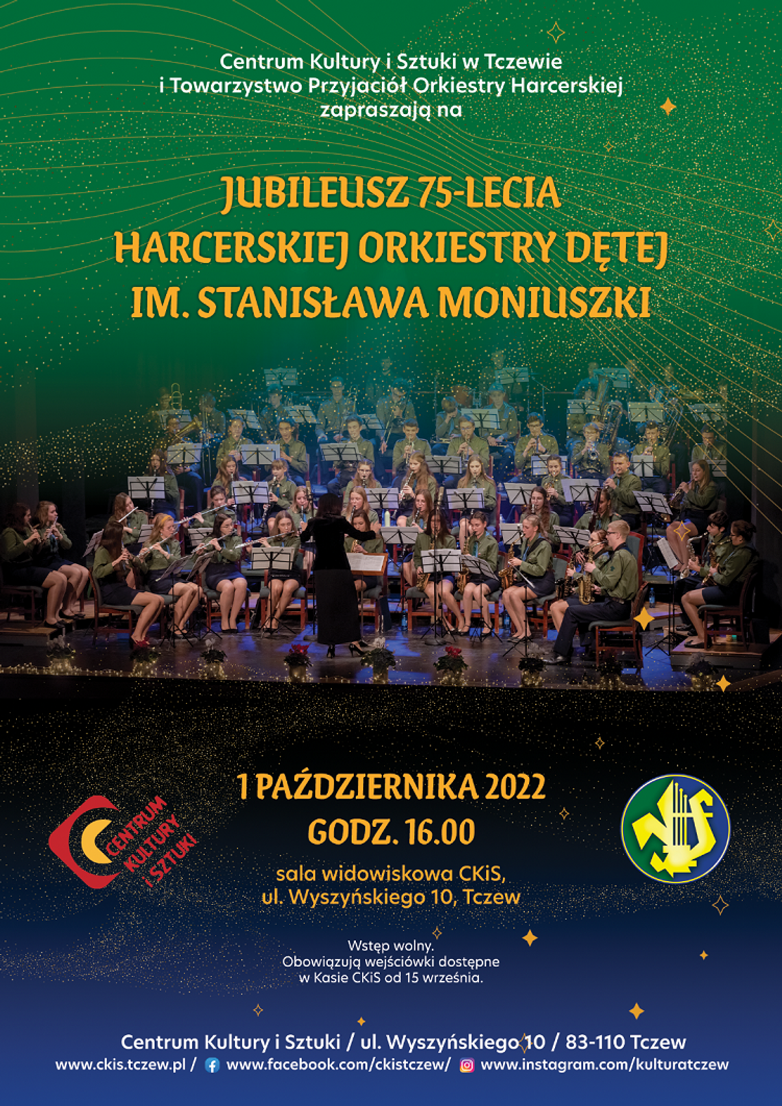 Tczew. Jubileusz 75-lecia Harcerskiej Orkiestry Dętej im. Stanisława Moniuszki